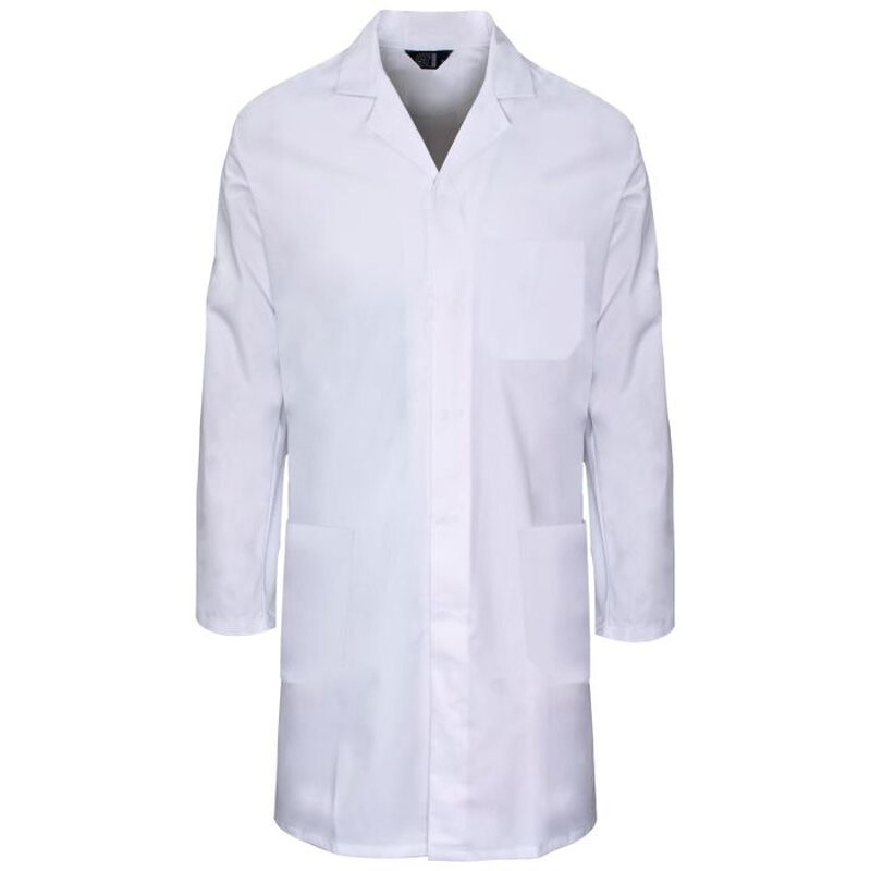 Supertouch Polycotton Lab Coat Work Coveralls - White Thumbnail