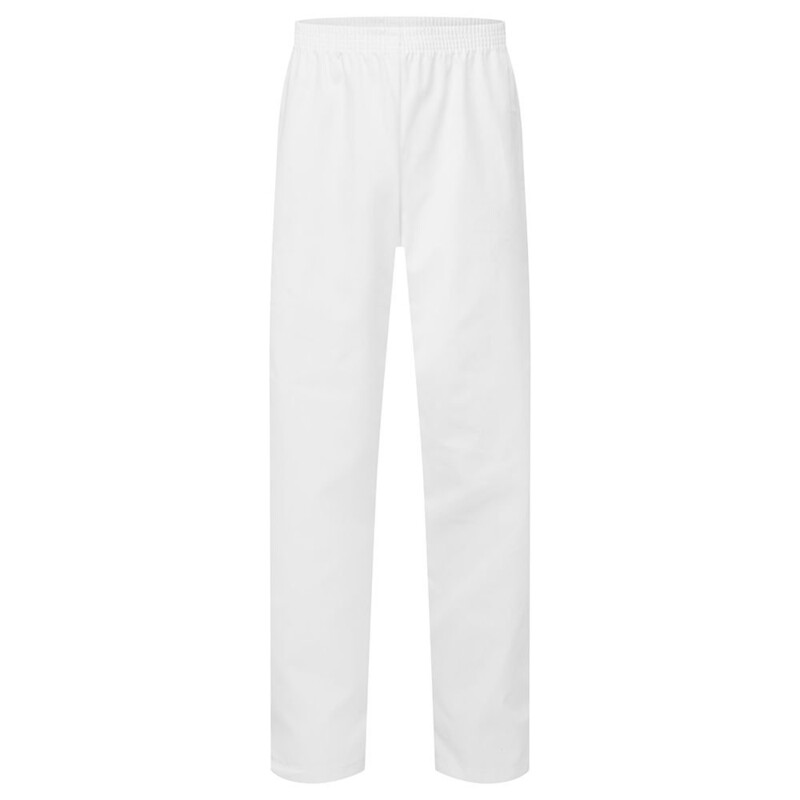 Supertouch Polycotton Food Work Trousers - White Thumbnail