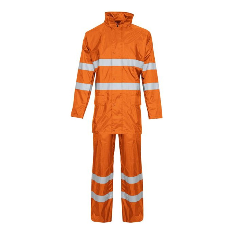 Supertouch Contractor Rainsuit Work Coveralls - Orange Thumbnail