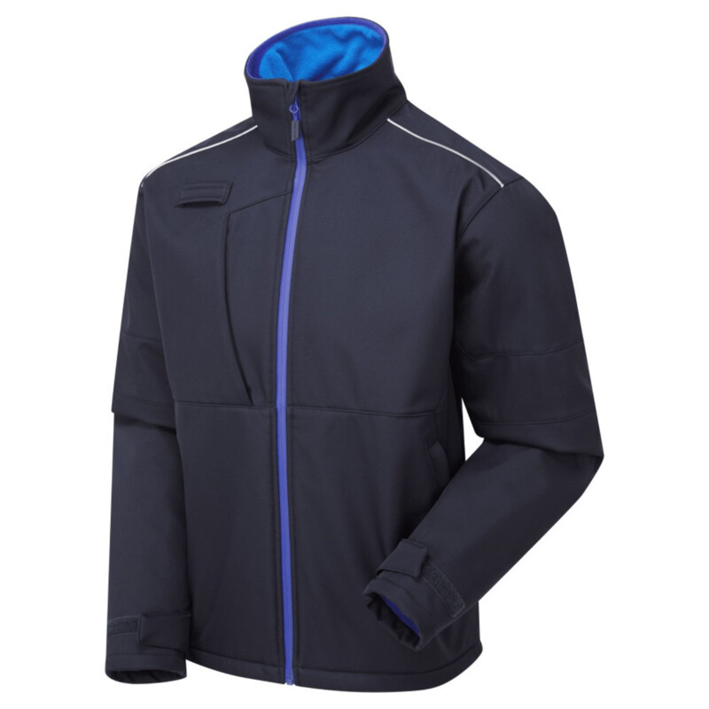 Supertouch System Eco Softshell Work Jacket - Navy Royal Thumbnail