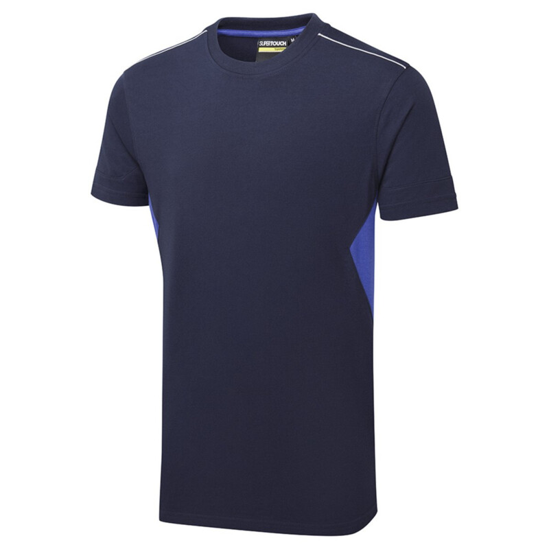 Supertouch System Eco Workwear Work T-Shirt - Navy Royal Thumbnail