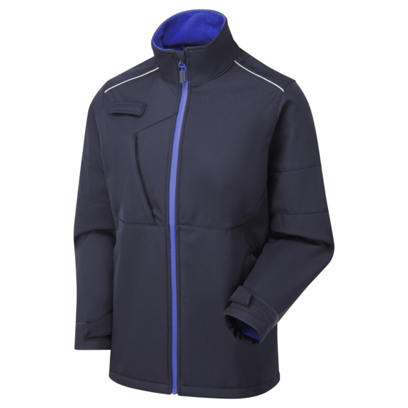 Supertouch System Eco Softshell Womens Work Jacket - Navy Royal Thumbnail