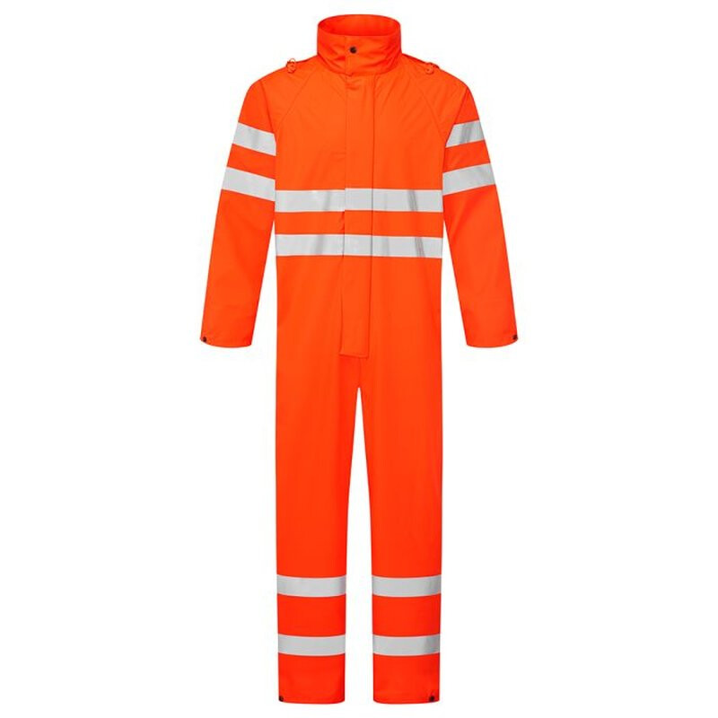 Supertouch Hi Vis Stormflex PU Coverall - Orange Thumbnail