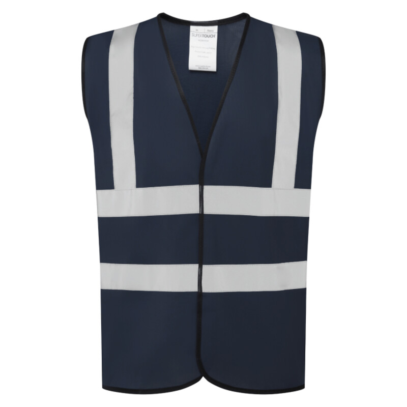 Supertouch Hi Vis Vest - Navy Thumbnail