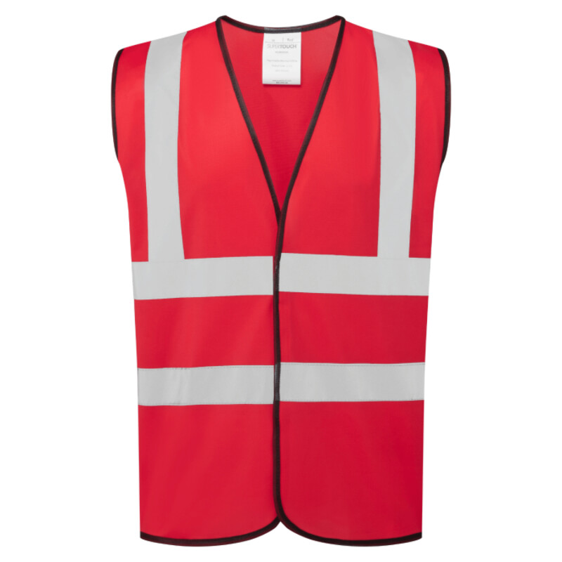 Supertouch Hi Vis Vest - Red Thumbnail