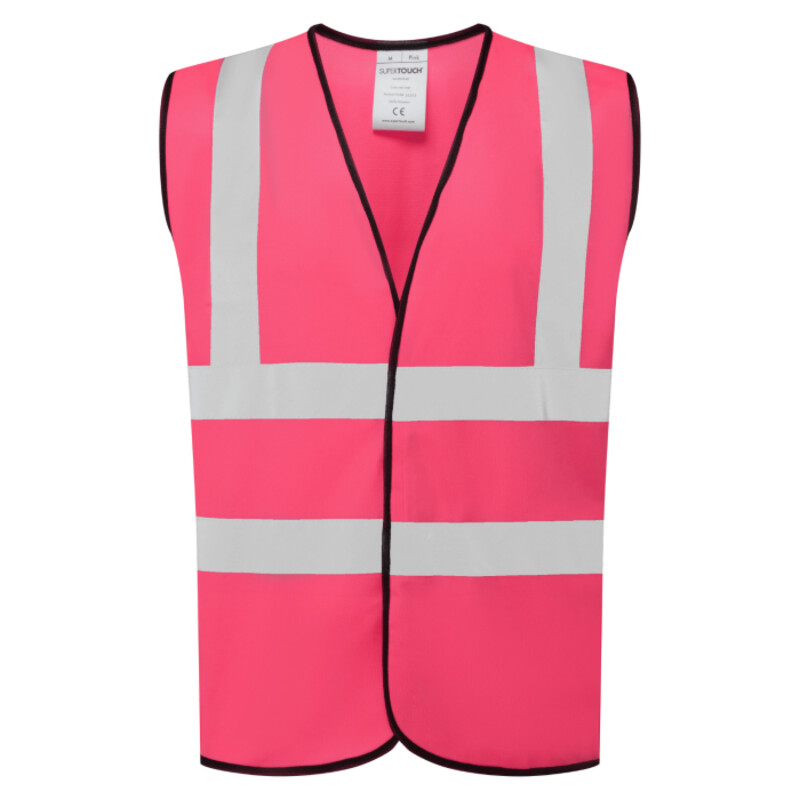 Supertouch Hi Vis Vest - Hot Pink Thumbnail