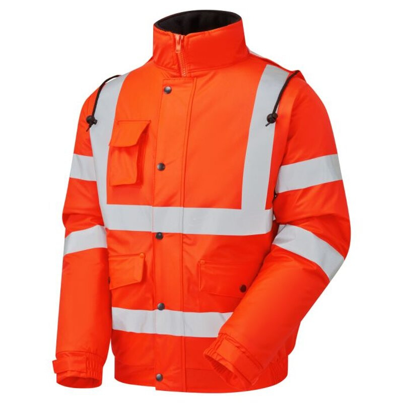 Supertouch Hi Vis Stormflex Bomber Jacket - Orange Thumbnail