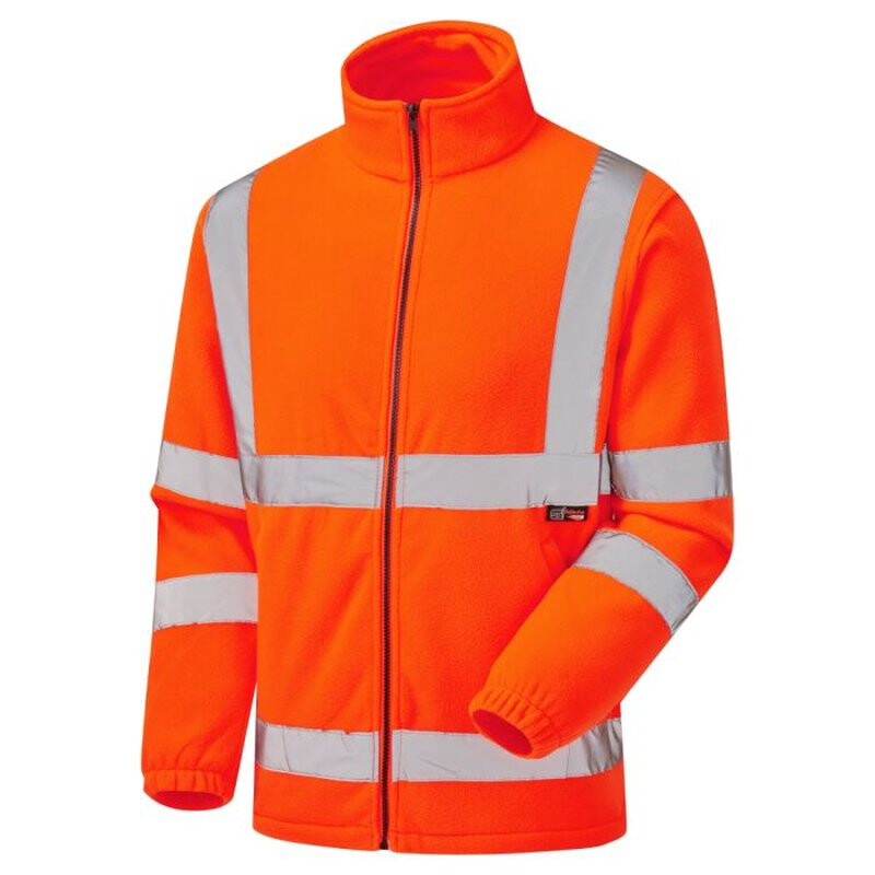 Supertouch Hi Vis Fleece Jacket - Orange Thumbnail