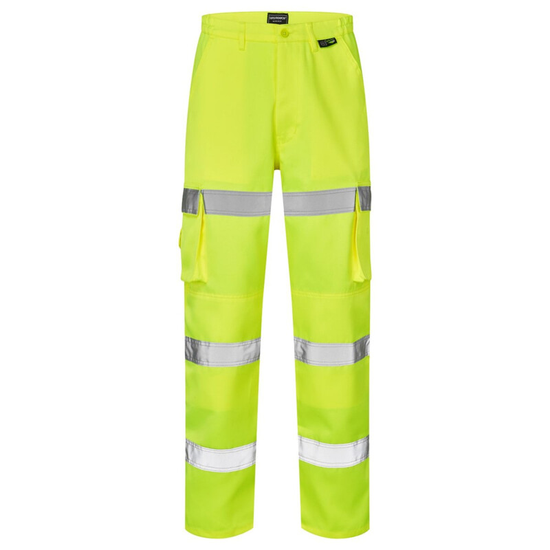 Supertouch Hi Vis Band Combat Trouser - Regular - Yellow Thumbnail