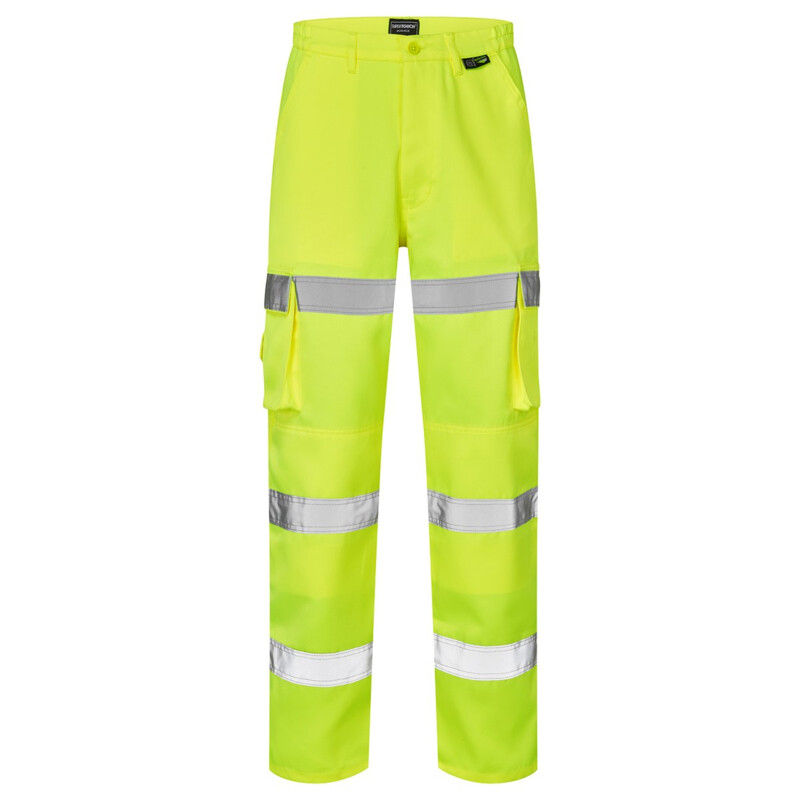 Supertouch Hi Vis Band Combat Trouser - Long - Yellow Thumbnail