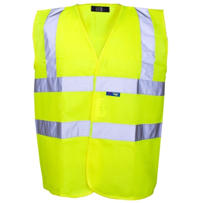Supertouch Hi Vis X100 Printers Pack Vest - Yellow Thumbnail