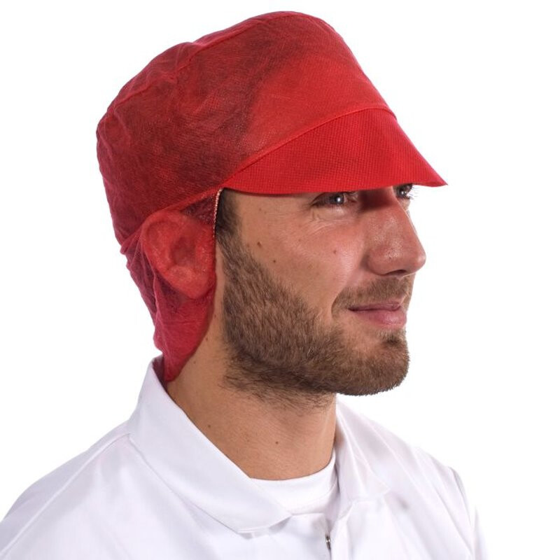 Supertouch Snood Cap - 500 Pieces - Red Thumbnail
