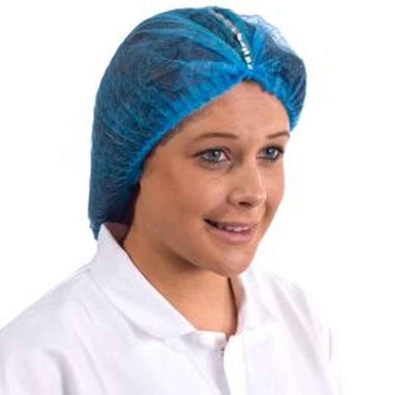 Supertouch Detectable Mob Cap - 1000 Pieces - Blue Thumbnail