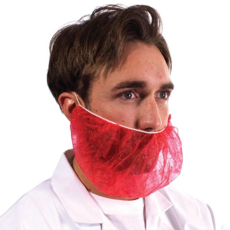 Supertouch Non-Woven Beard Mask - Red Thumbnail