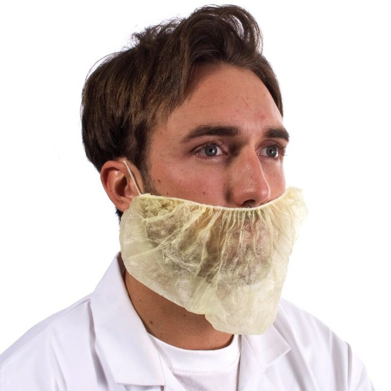Supertouch Non-Woven Beard Mask - Yellow Thumbnail
