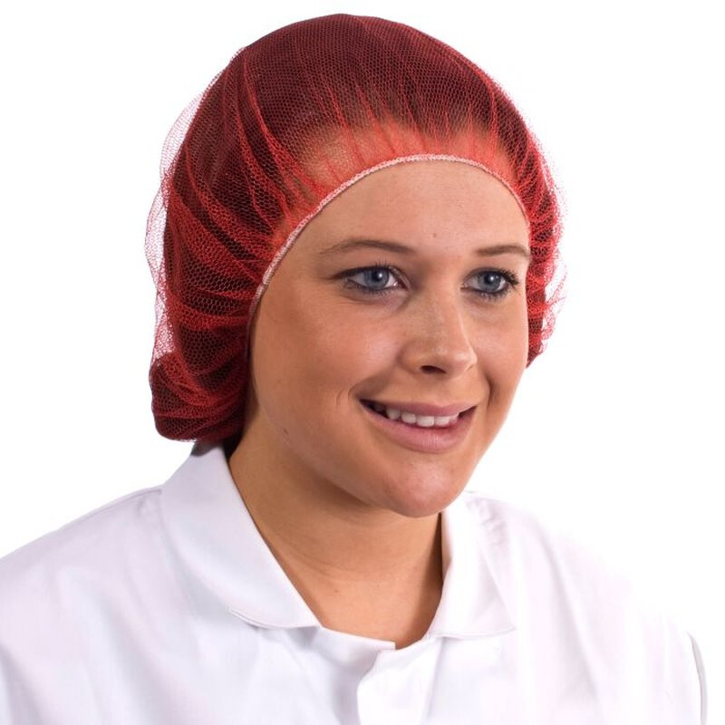 Supertouch Mesh Hairnet - 1000 Pieces - Red Thumbnail