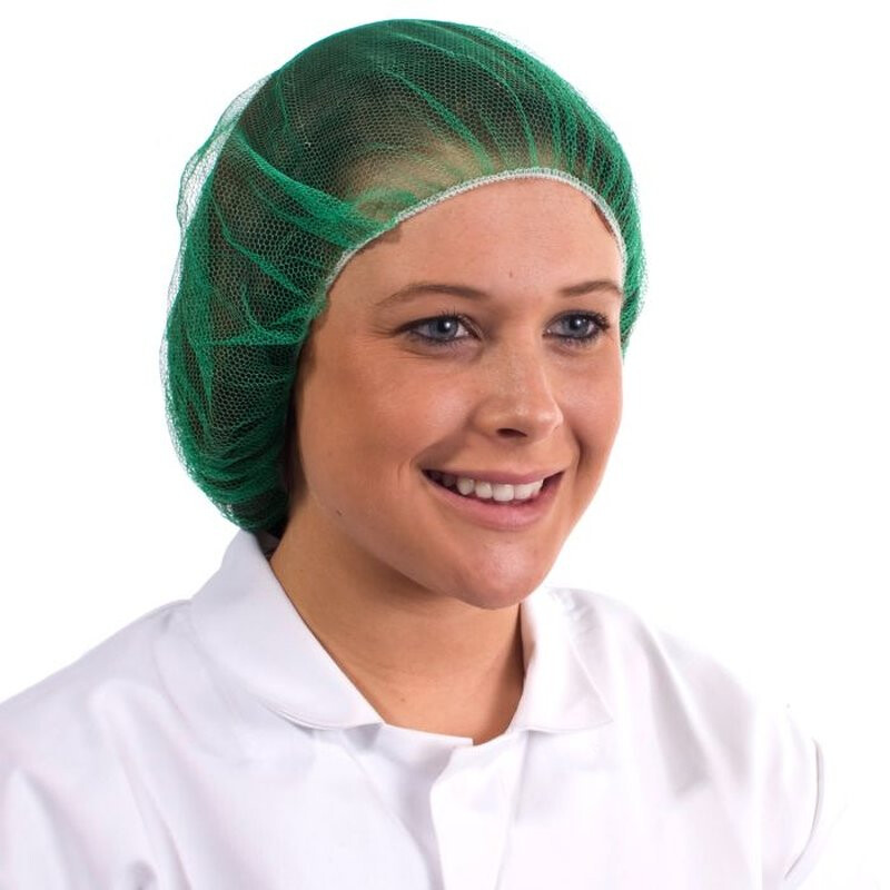 Supertouch Mesh Hairnet - 1000 Pieces - Green Thumbnail