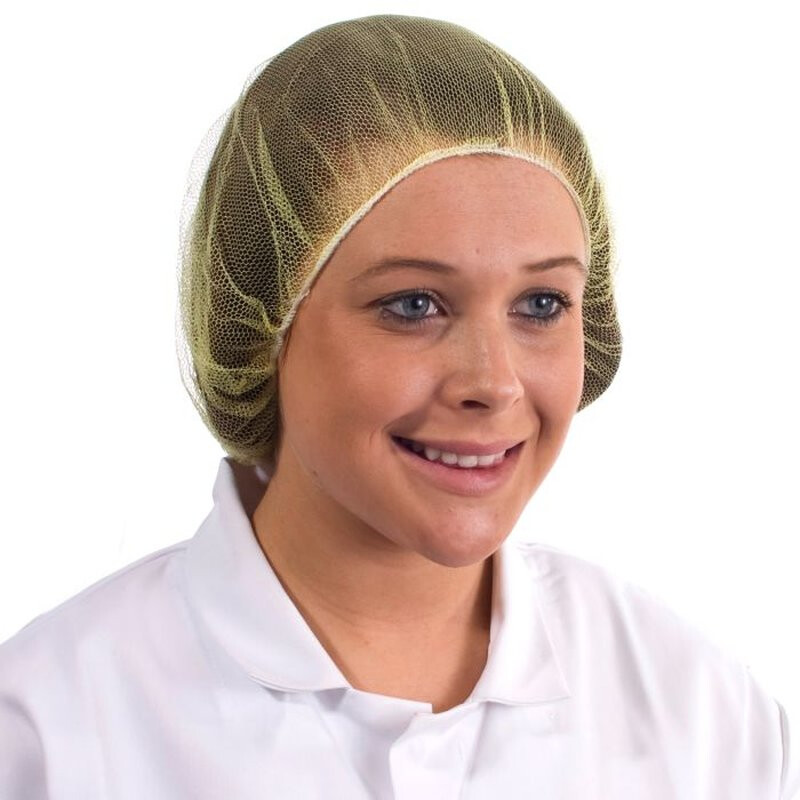 Supertouch Mesh Hairnet - 1000 Pieces - Yellow Thumbnail