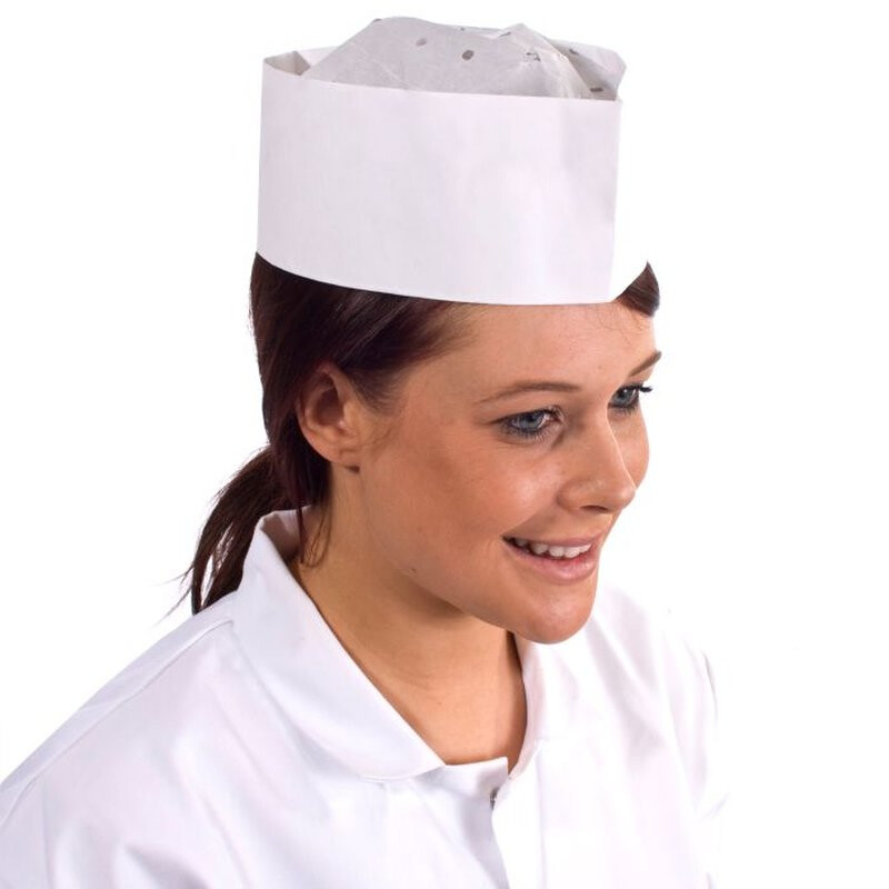 Supertouch Paper Forage Hat - 1000 Pieces - White Thumbnail