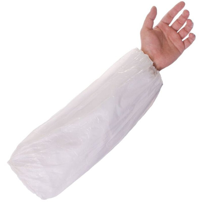 Supertouch Economy PE Disposable Oversleeves White One Size Thumbnail