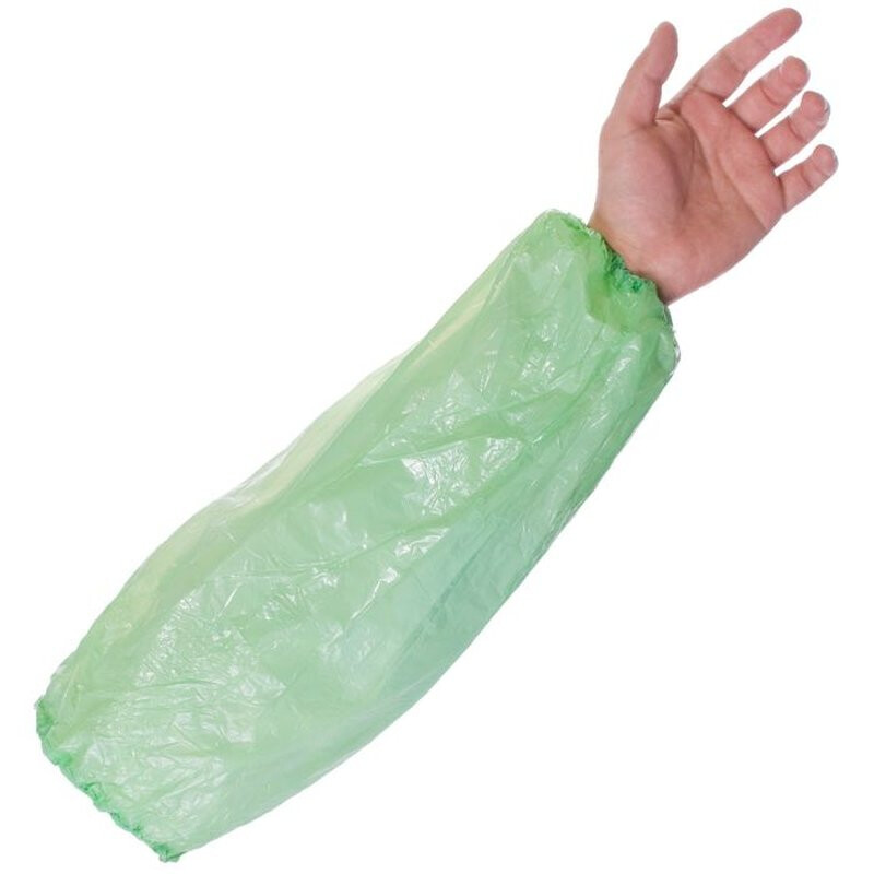 Supertouch Economy PE Disposable Oversleeves - 2000 Pieces - Green Thumbnail