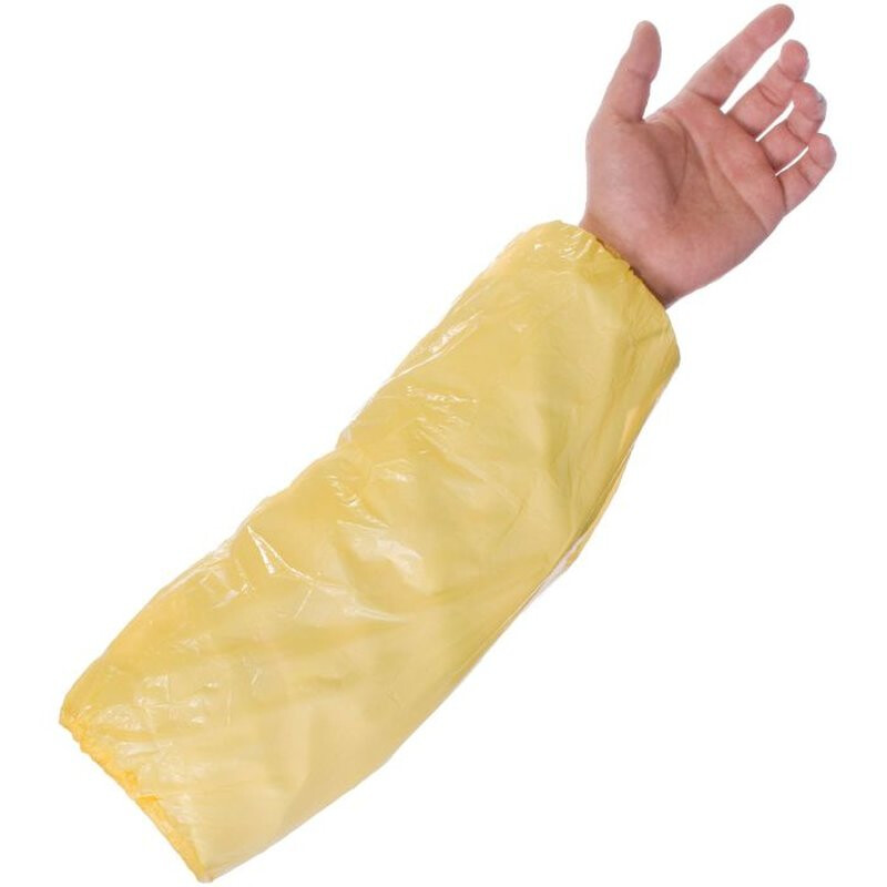 Supertouch Economy PE Disposable Oversleeves - 2000 Pieces - Yellow Thumbnail