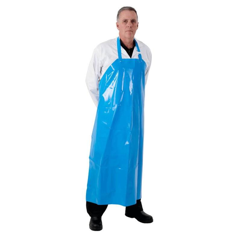 Supertouch Heavy Duty Waterproof Apron Disposable Coveralls - 50 Pieces - Blue Thumbnail