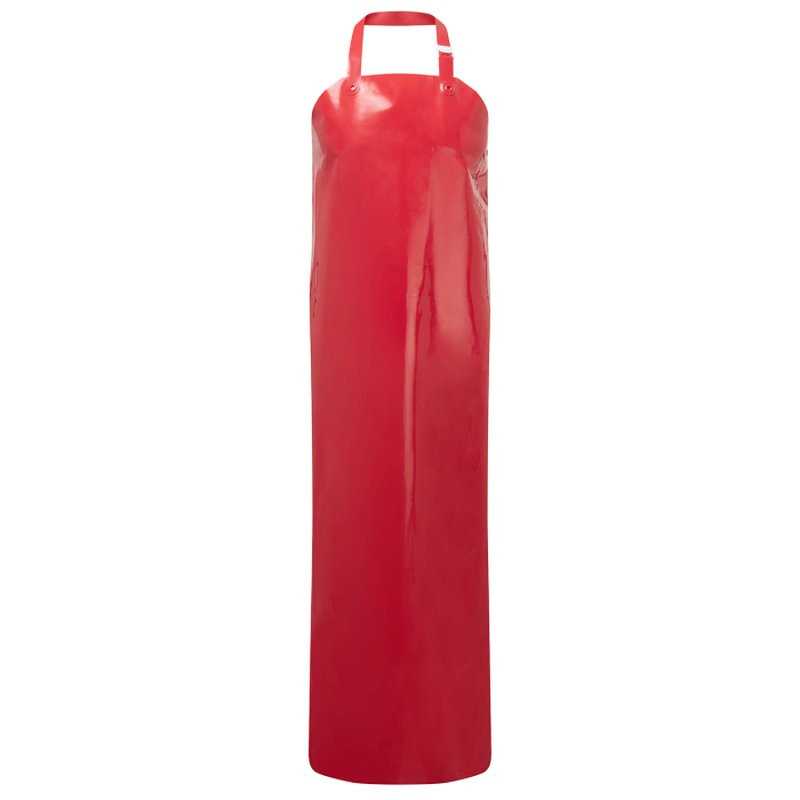 Supertouch Heavy Duty Waterproof Apron Disposable Coveralls - 50 Pieces - Red Thumbnail