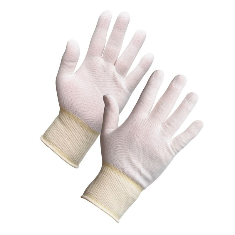 Supertouch Polyliner Work Gloves - White - 600 Pairs Thumbnail