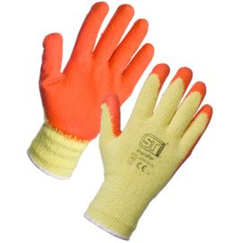 Supertouch Handler Work Gloves - Orange - 12 Pairs Thumbnail